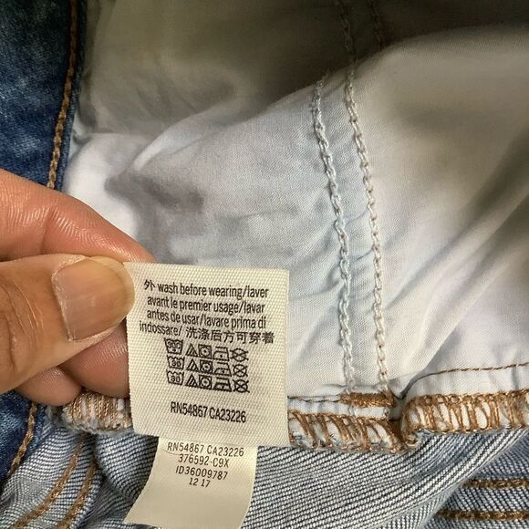 VICTORIA SECRET PINK DENIM JEAN SHORTS 26 - Picture 5 of 7